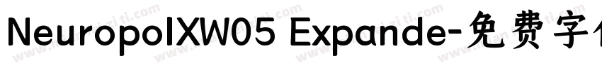 NeuropolXW05 Expande字体转换